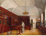 Volsky Ivan Petrovich Interiors of the Winter Palace. The Third Reserved Apartment. The Study Room - Hermitage